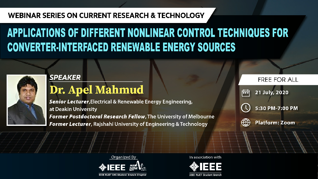 Applications of Different Nonlinear Control Techniques for Converter- Interfaced Renewable Energy Sources