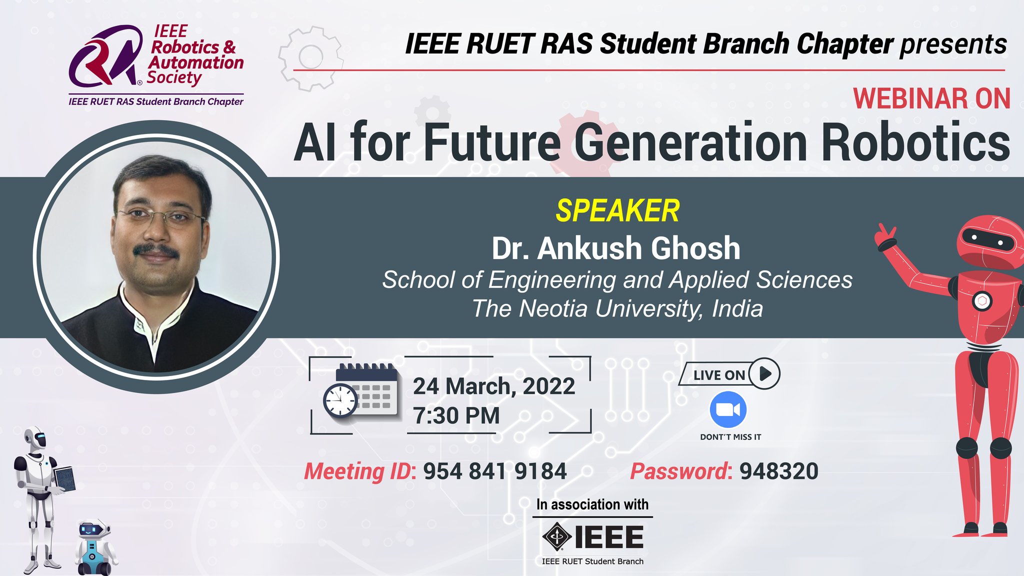 AI For Future Generation Robotics