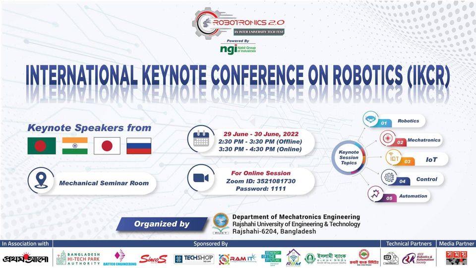International Keynote Conference on Robotics (IKCR)