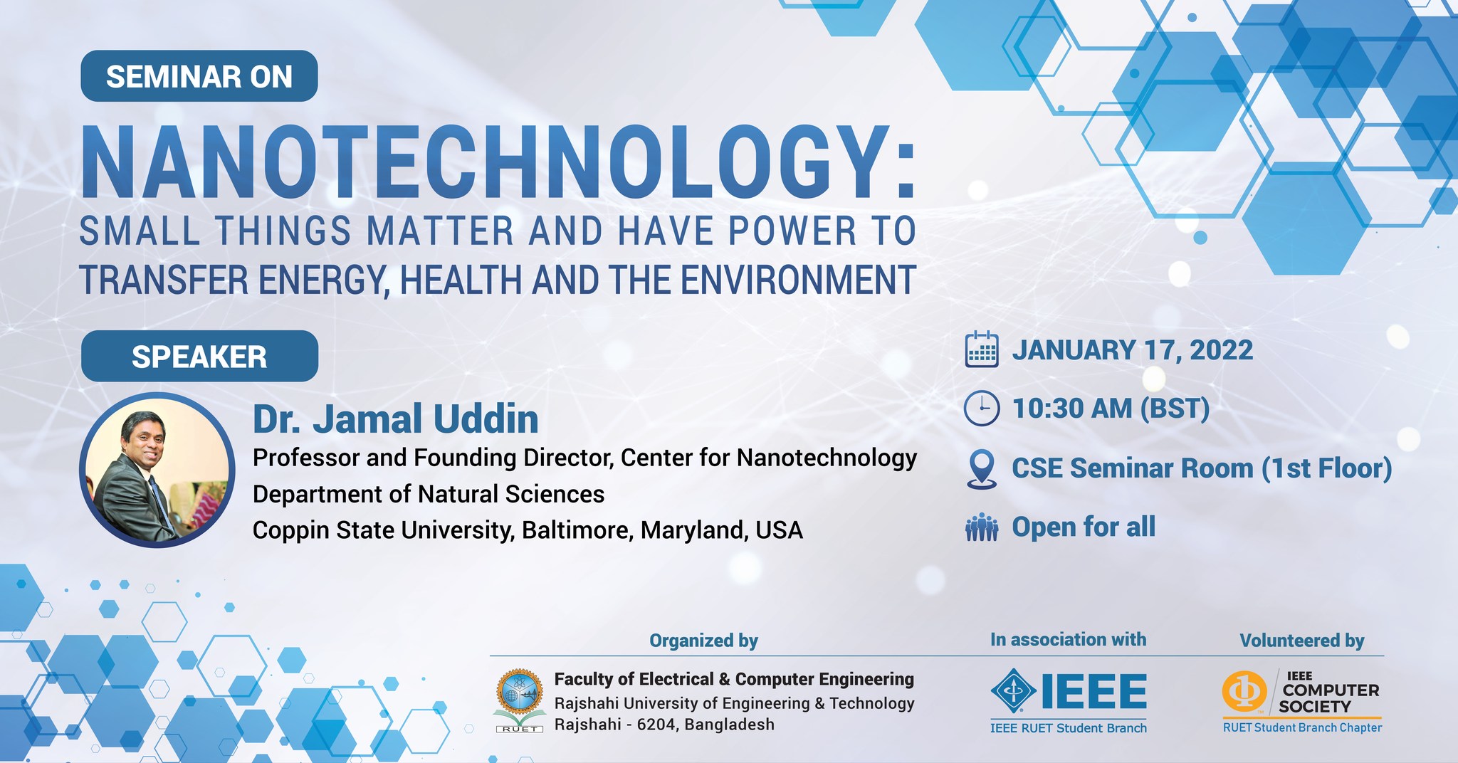 Nanotechnology: Small Things Matter And Have Power to Transform Energy, Health And The Environment