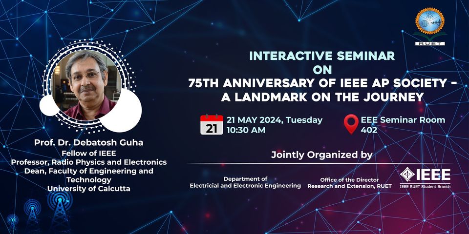 Interactive Seminar on 75th Anniversary of IEEE AP Society - A Landmark On The Journey
