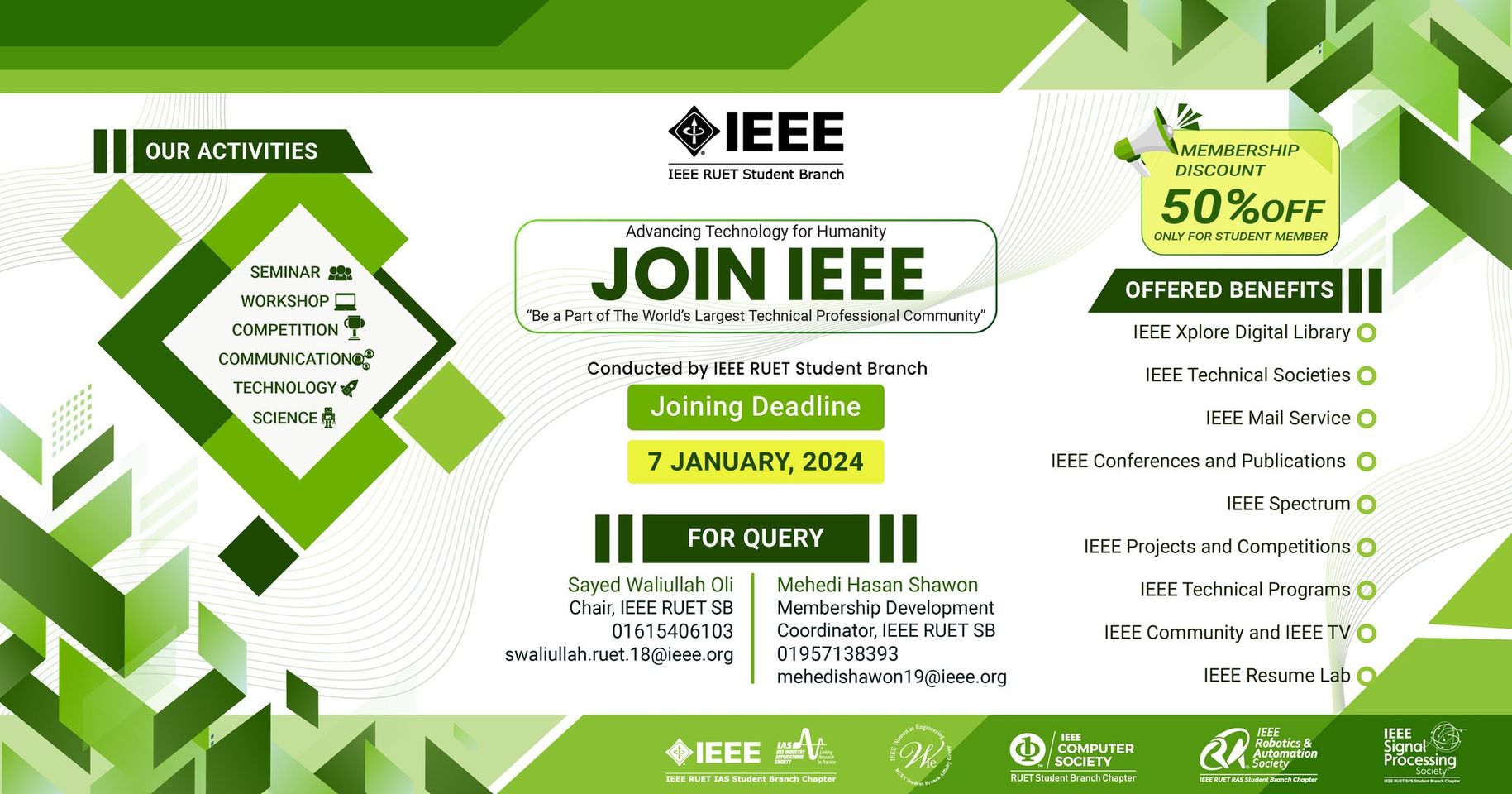 IEEE Full Yearly Membership for 2024